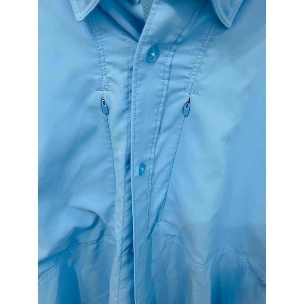 Under Armour Tide Chaser Fishing Shirt Blue XXL Short Sleeve Vented HeatGear - Picture 5 of 6